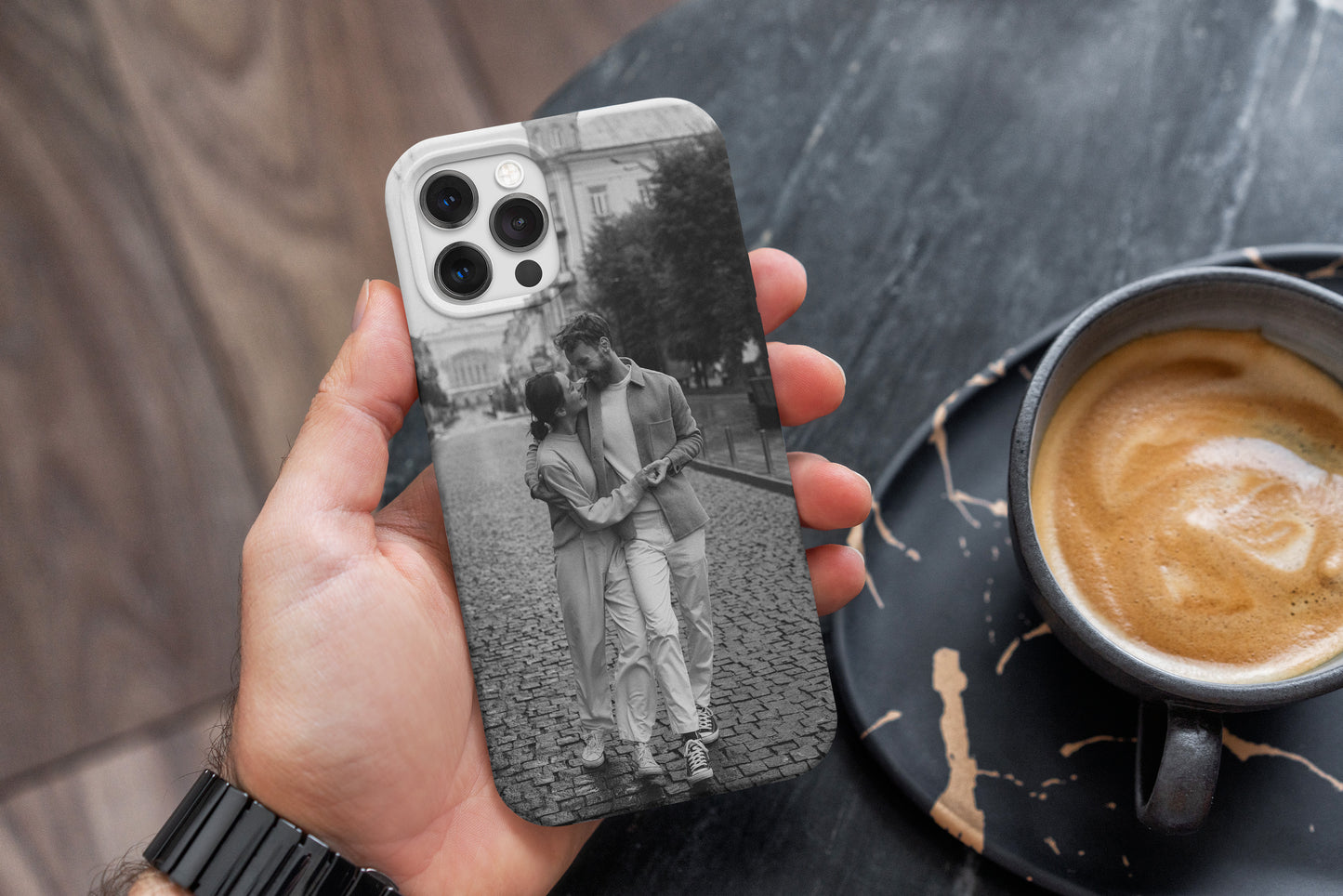 COQUE PHOTO EN NOIR&BLANC